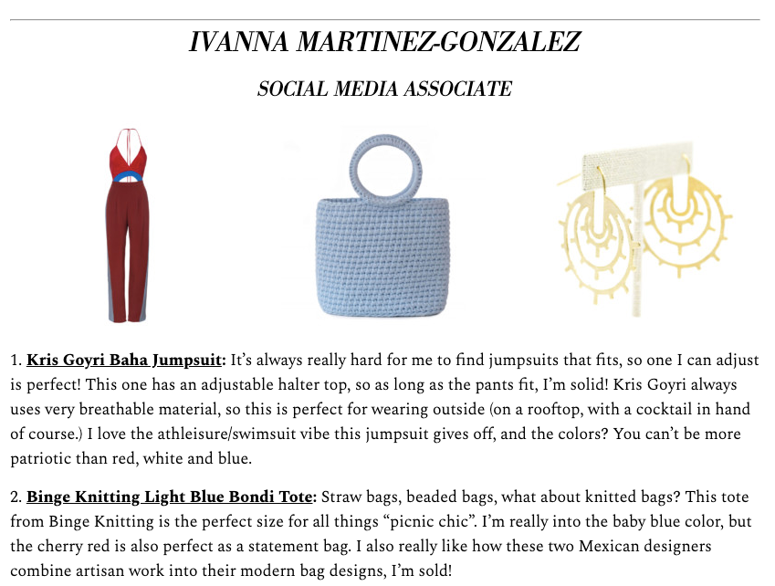 COVETEUR | 15 EFFORTLESS SUMMER PIECES WE’RE WEARING FOR THE 4TH OF JULY
