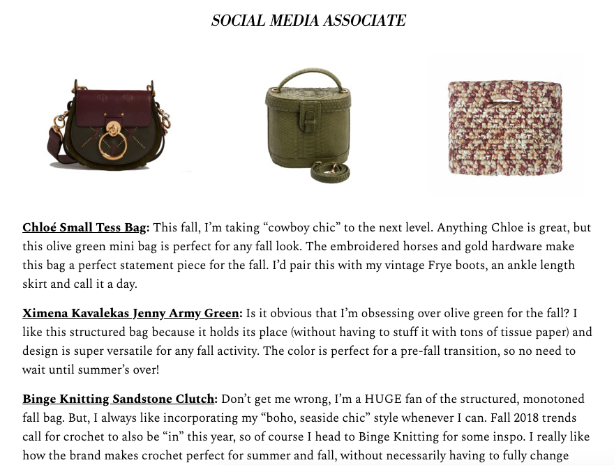 COVETEUR | THE BEST NEW BAGS FOR FALL