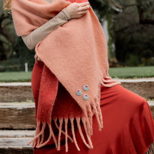 Iris Blanket Scarf