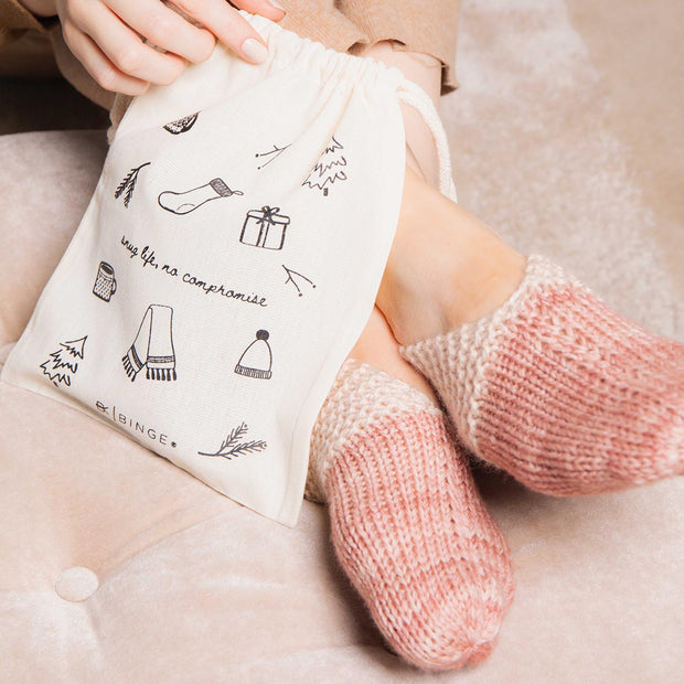 GIFT SET #1: Ballerina Socks + Snug Pouch