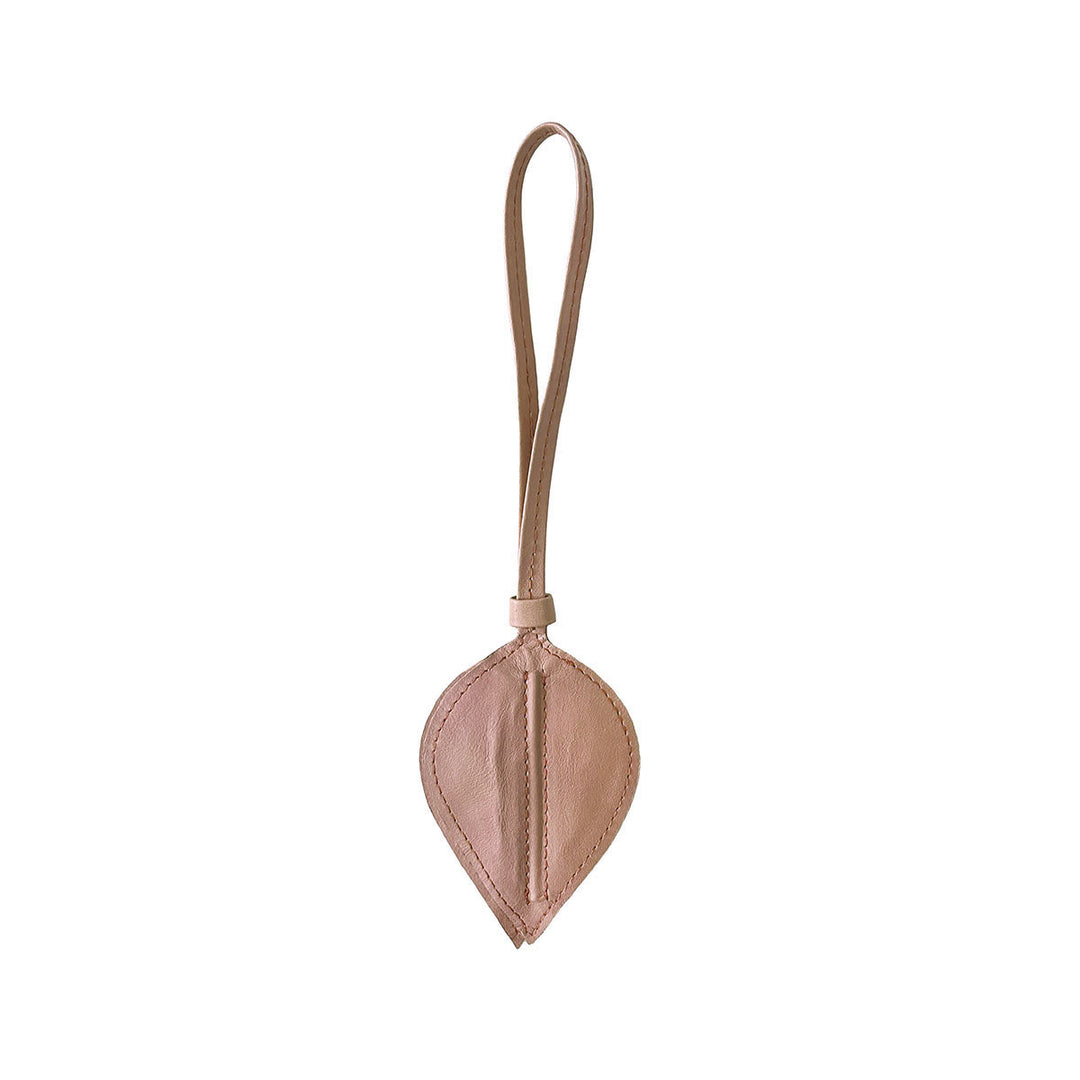 Leather Leaf Charm