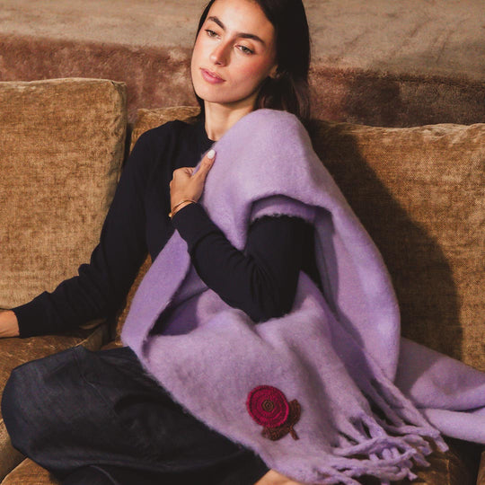 Iris Blanket Scarf
