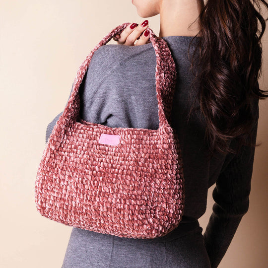 Valentina Velvet Shoulder Bag