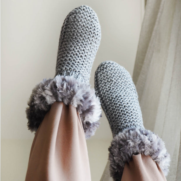 Olivia Faux-Fur Sock Booties